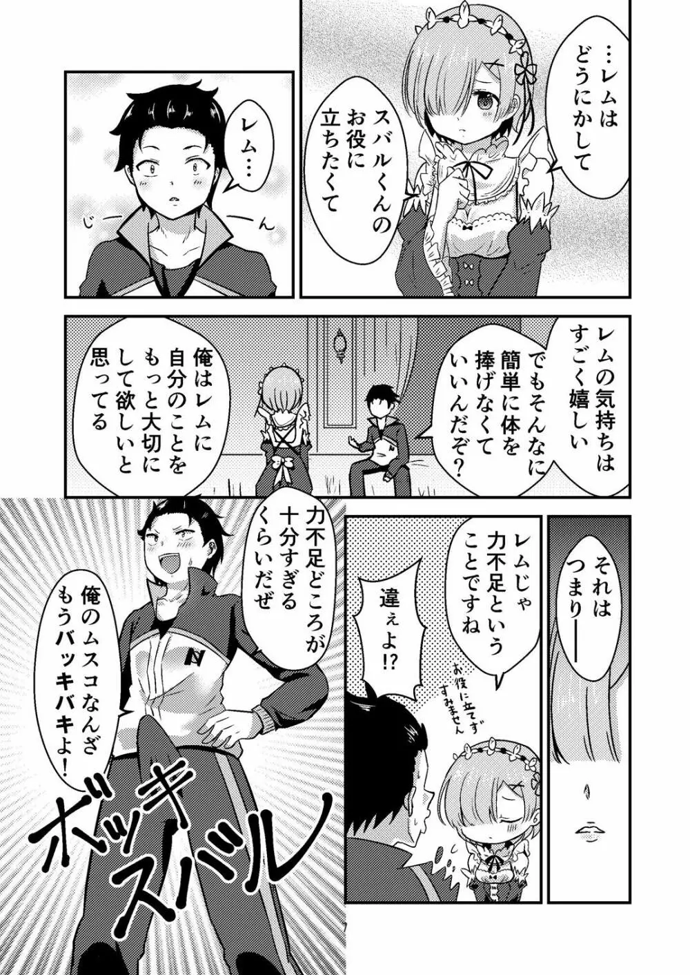 レムが一肌脱ぎますっ! - page6