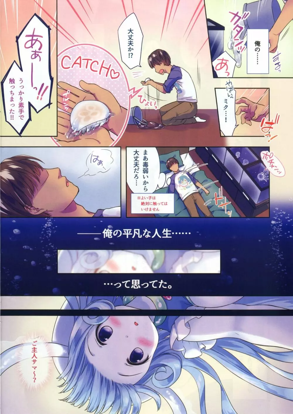 クラゲ娘ちゃんのあまあま♪愛玩交配日記 - page4