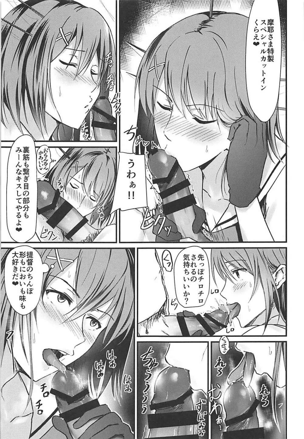 摩耶様がアソコにちゅっちゅしてくる本 - page8