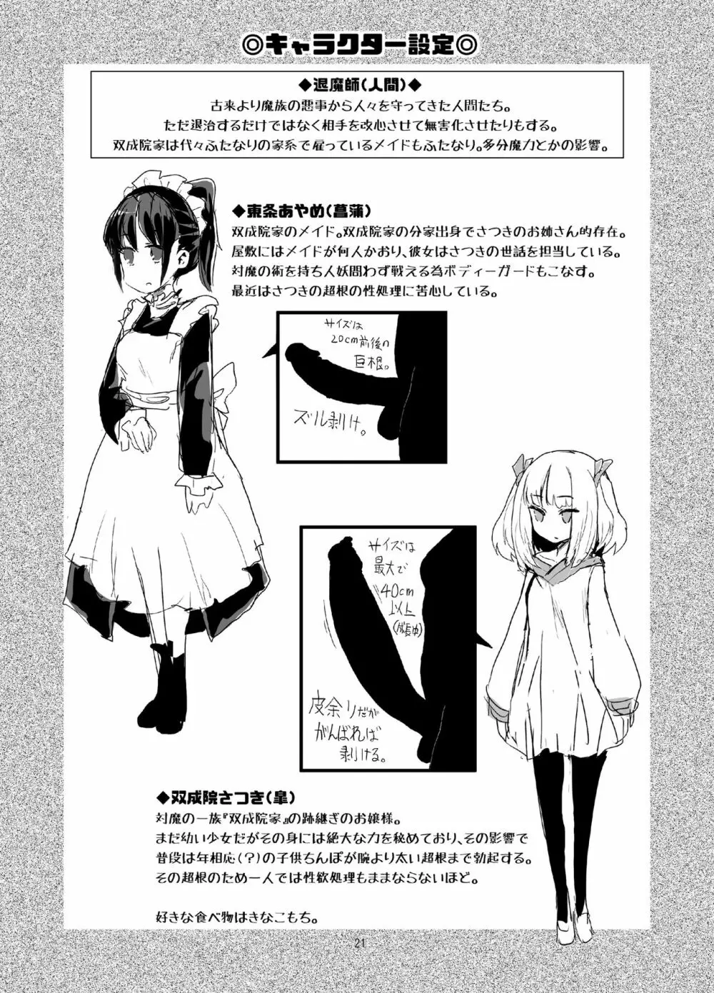 よわよわふたなりサキュバスちゃん#01 - page21