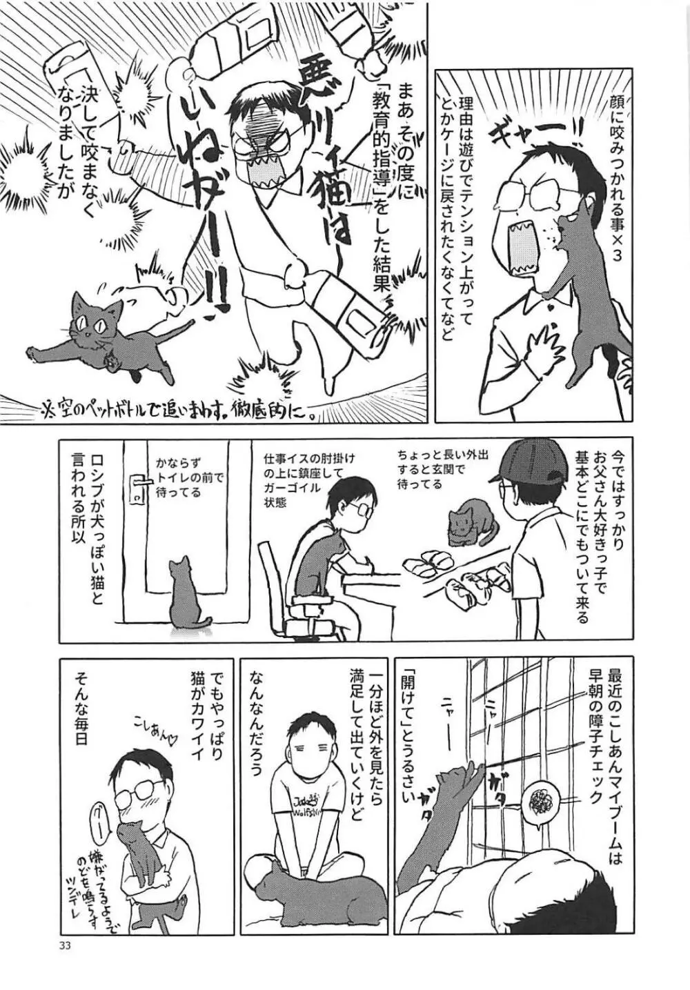 (C94) [わくわく動物園 (天王寺きつね)] ねこ(むすめ)のきもち (ゲゲゲの鬼太郎) - page32