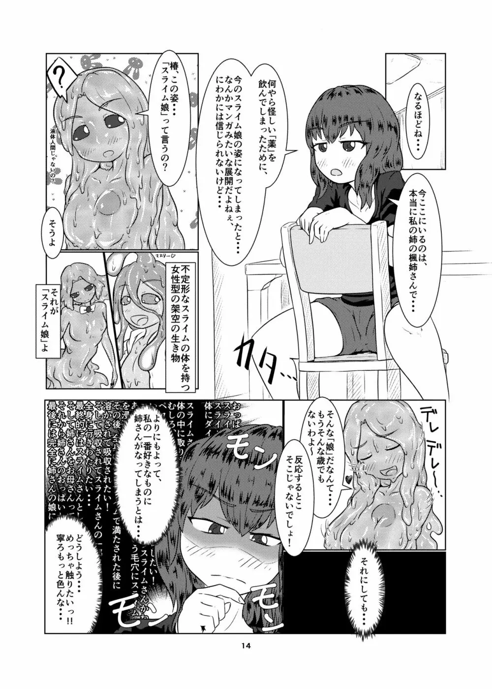 私の姉はスライム娘 -1日目- - page14