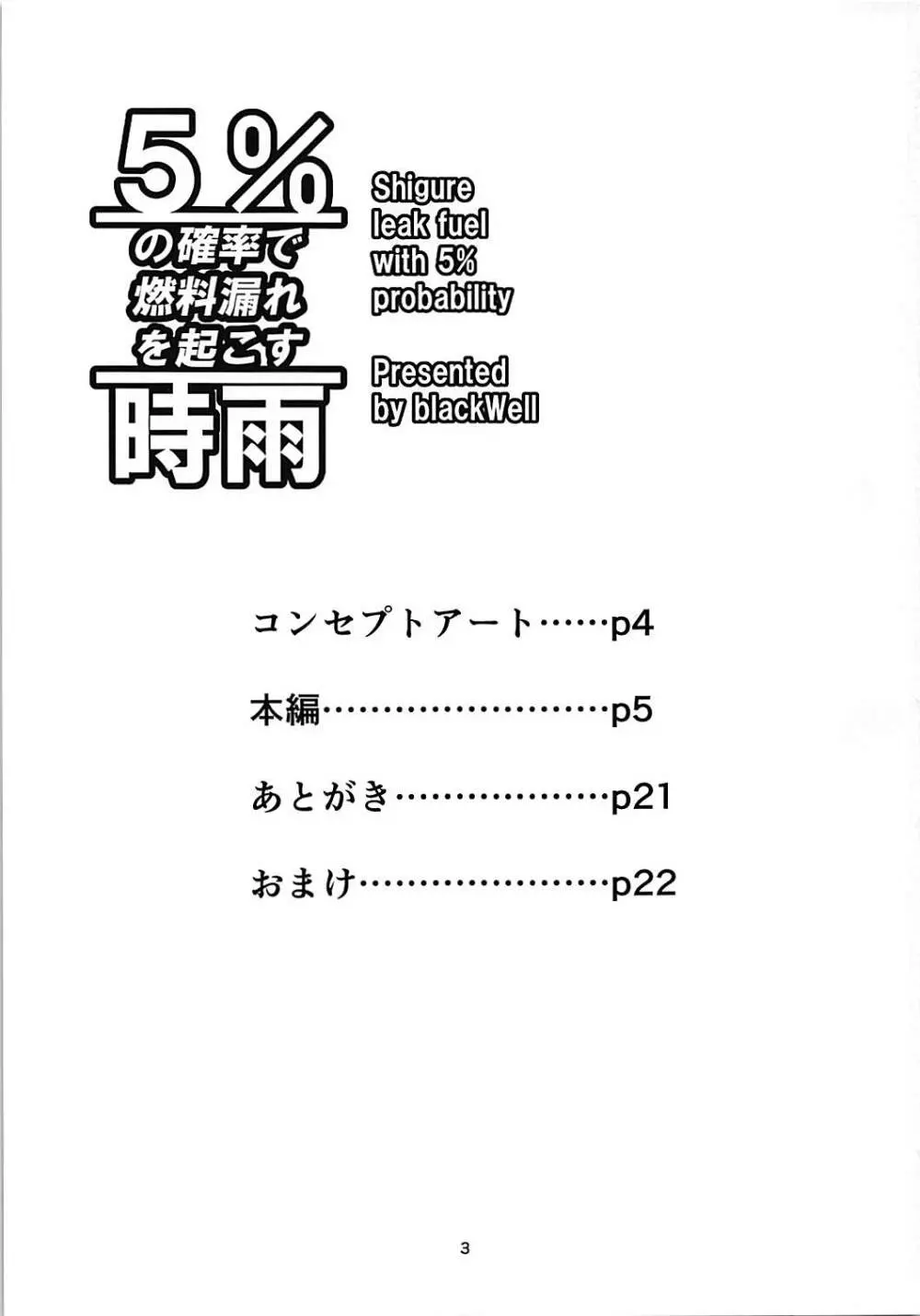 5%の確率で燃料漏れを起こす時雨 - page2