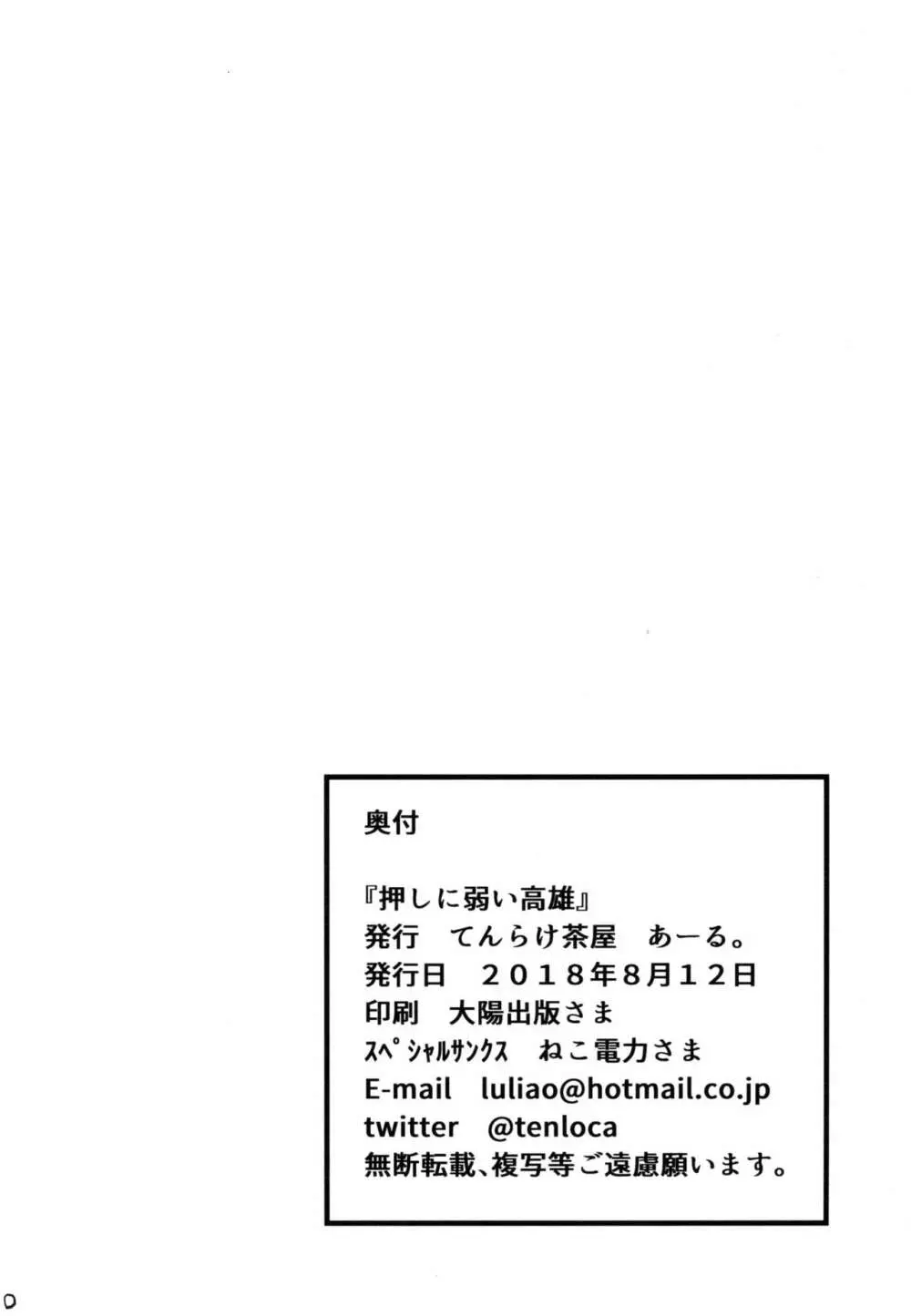 押しに弱い高雄 - page21