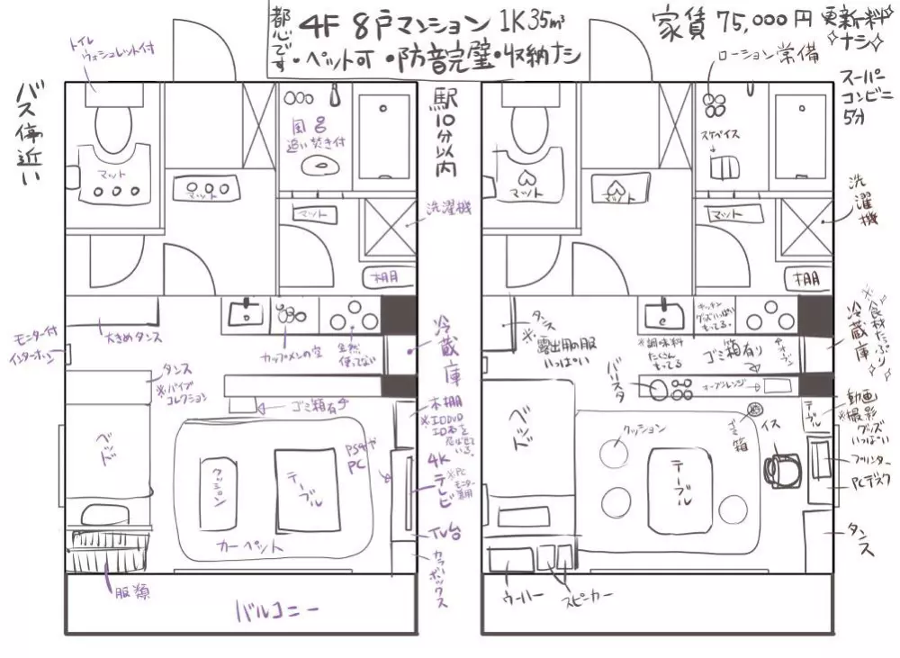 おなこちゃんの絵日記 - page4