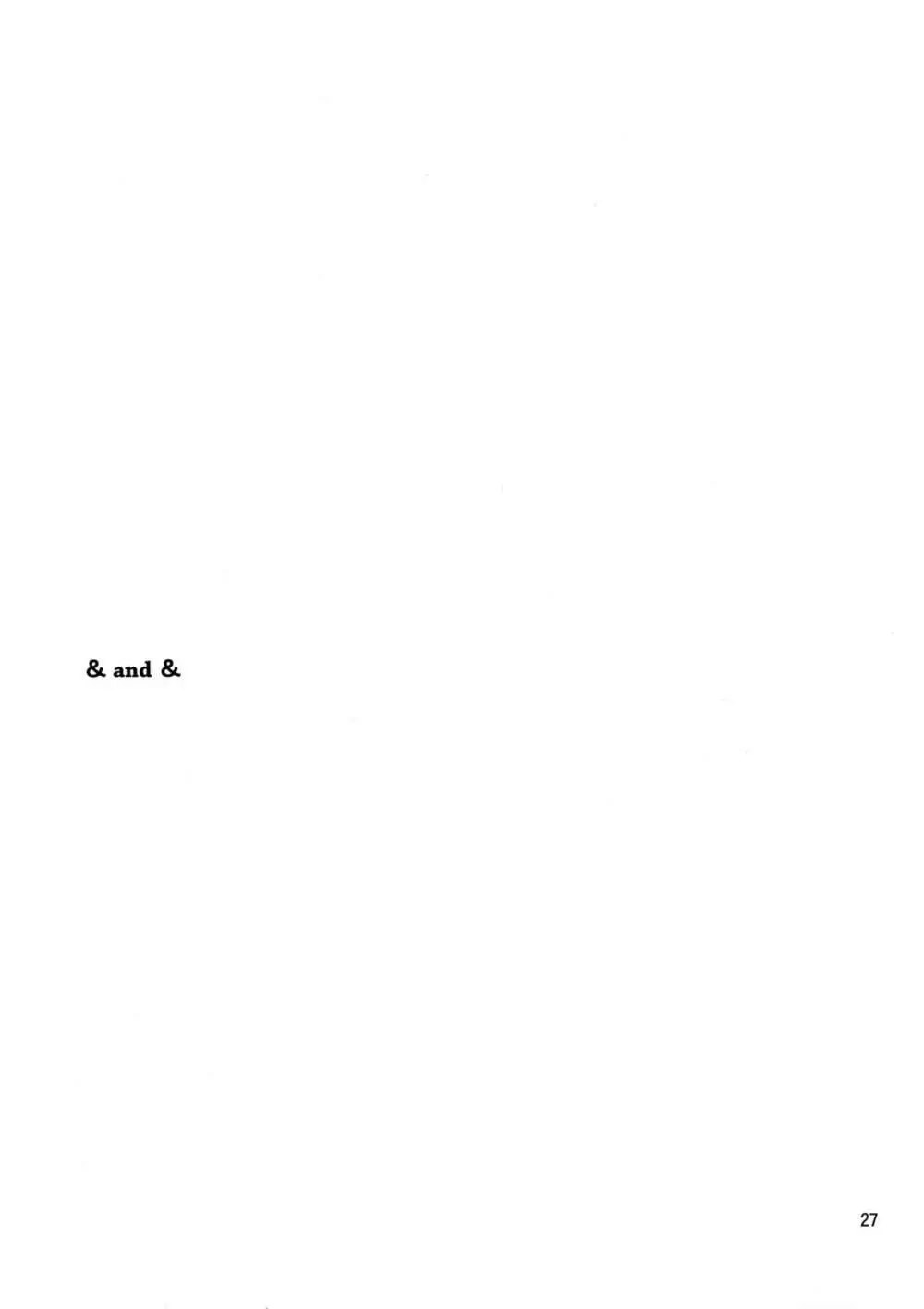 & and & - page26