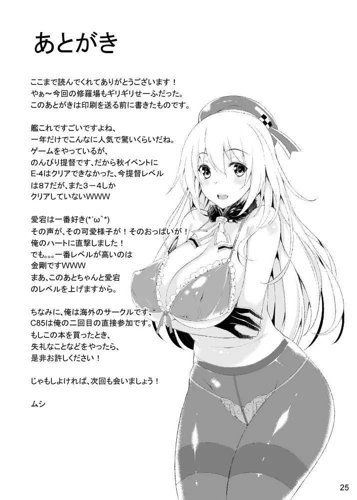 愛宕と夜戦に突入す! - page24