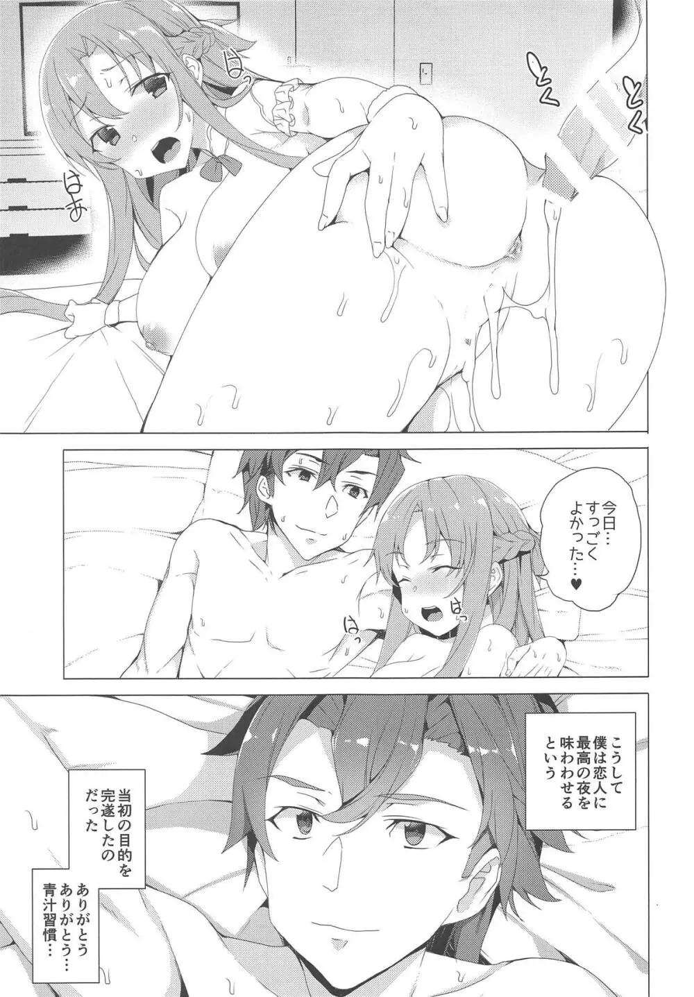 アスナさんをOSで洗脳し恋人同士になった男奴の名はEIJI - page14