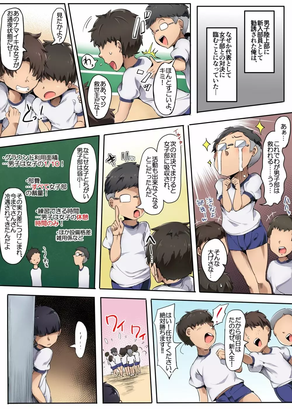 足奴隷になった男子陸上部 - page4