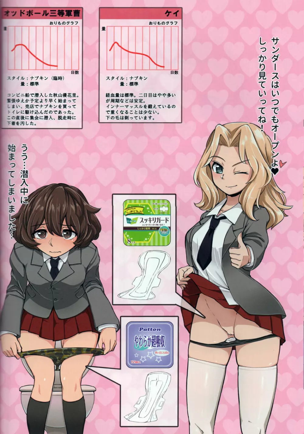 戦車道女子生理用品抜き打ち検査合同 全国大会編 - page35
