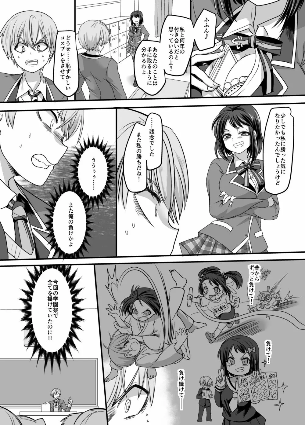 彼女のコスプレ～恥辱の女体化調教!!～ - page3