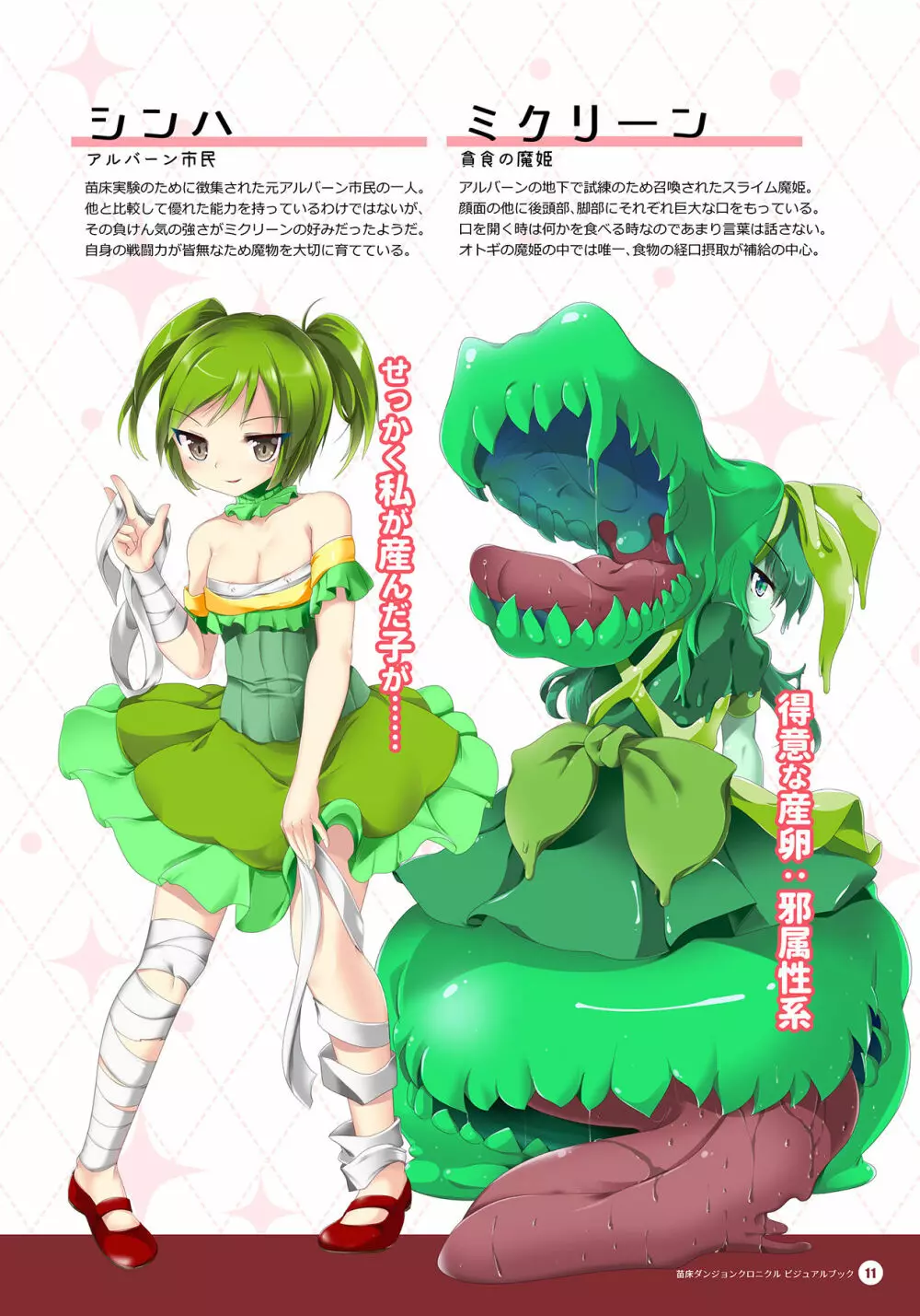苗床ダンジョンクロニクル 公式ビジュアルブック - page10