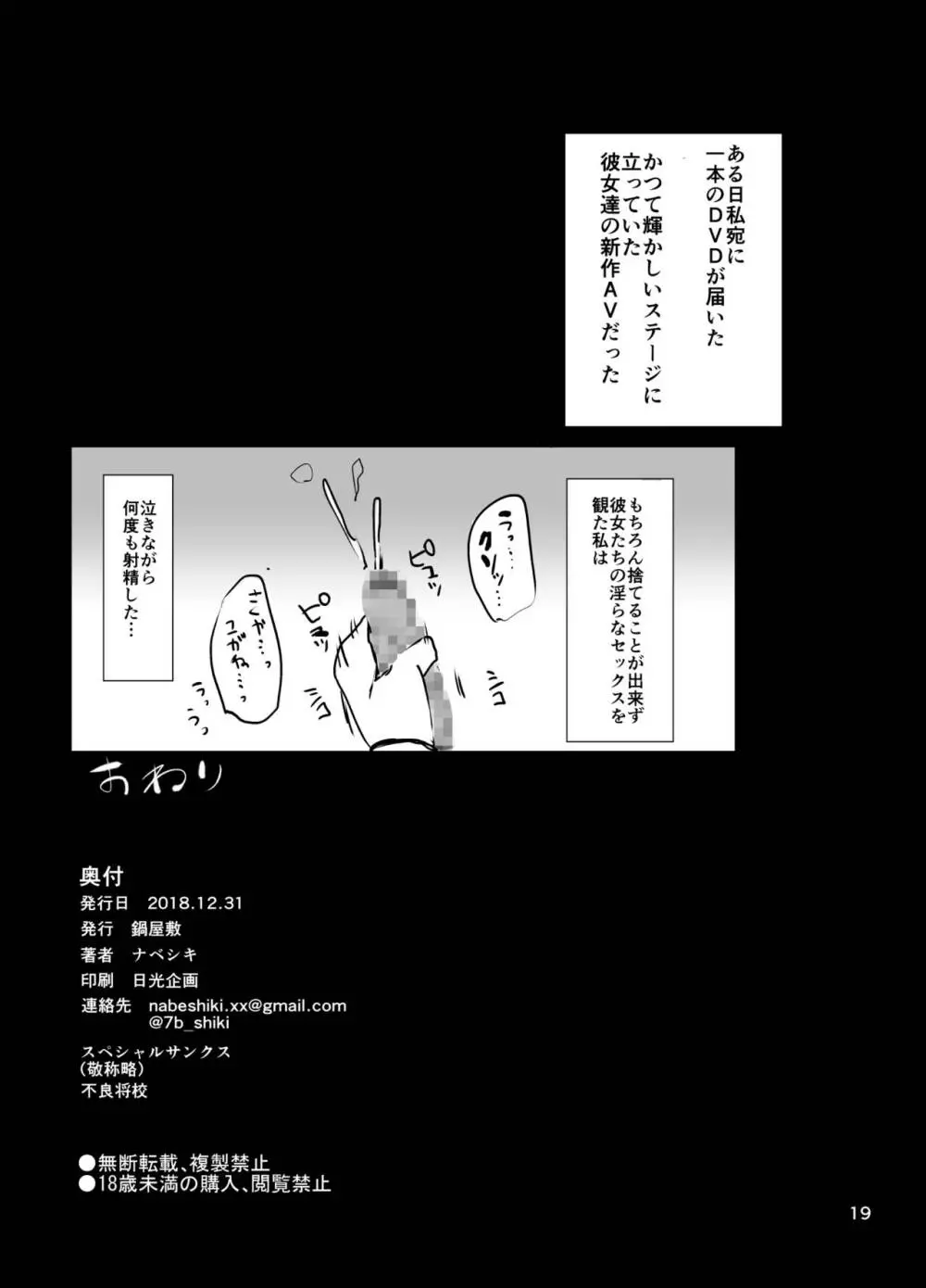 咲耶と恋鐘が催眠でAVデビューする本 - page19