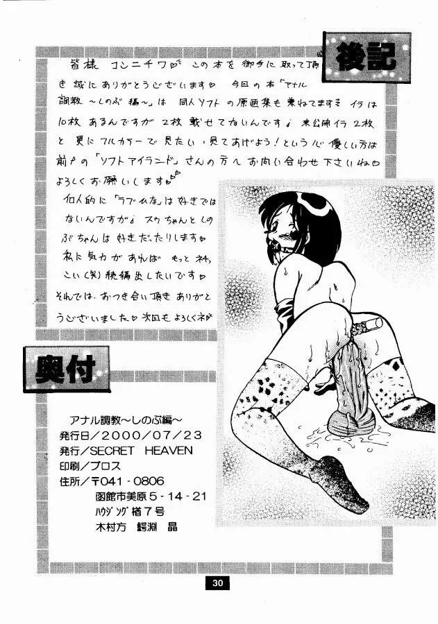 アナル調教～しのぶ編～ - page30