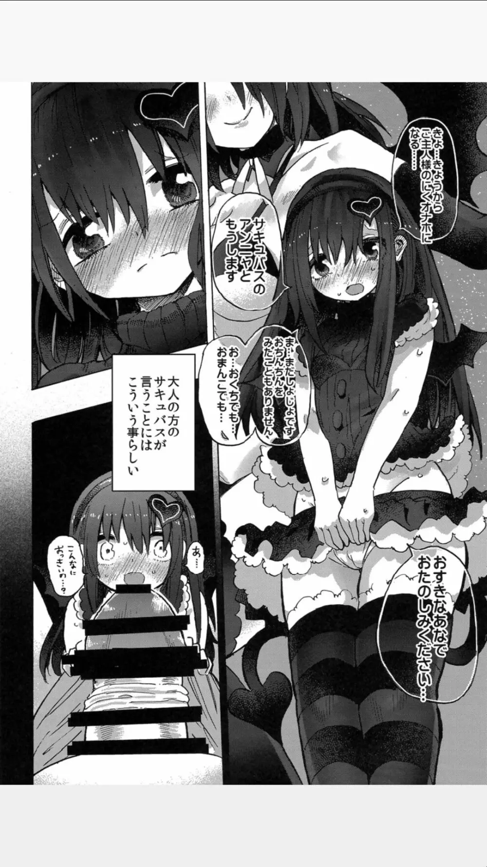 ロリサキュバスをオナホ代わりにする本 - page5