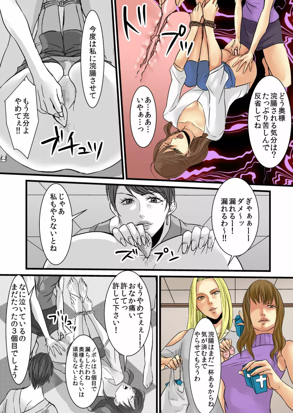 セレブ婦人達への復讐○辱 ～不倫の代償を浣腸で償わされた女達～ - page15