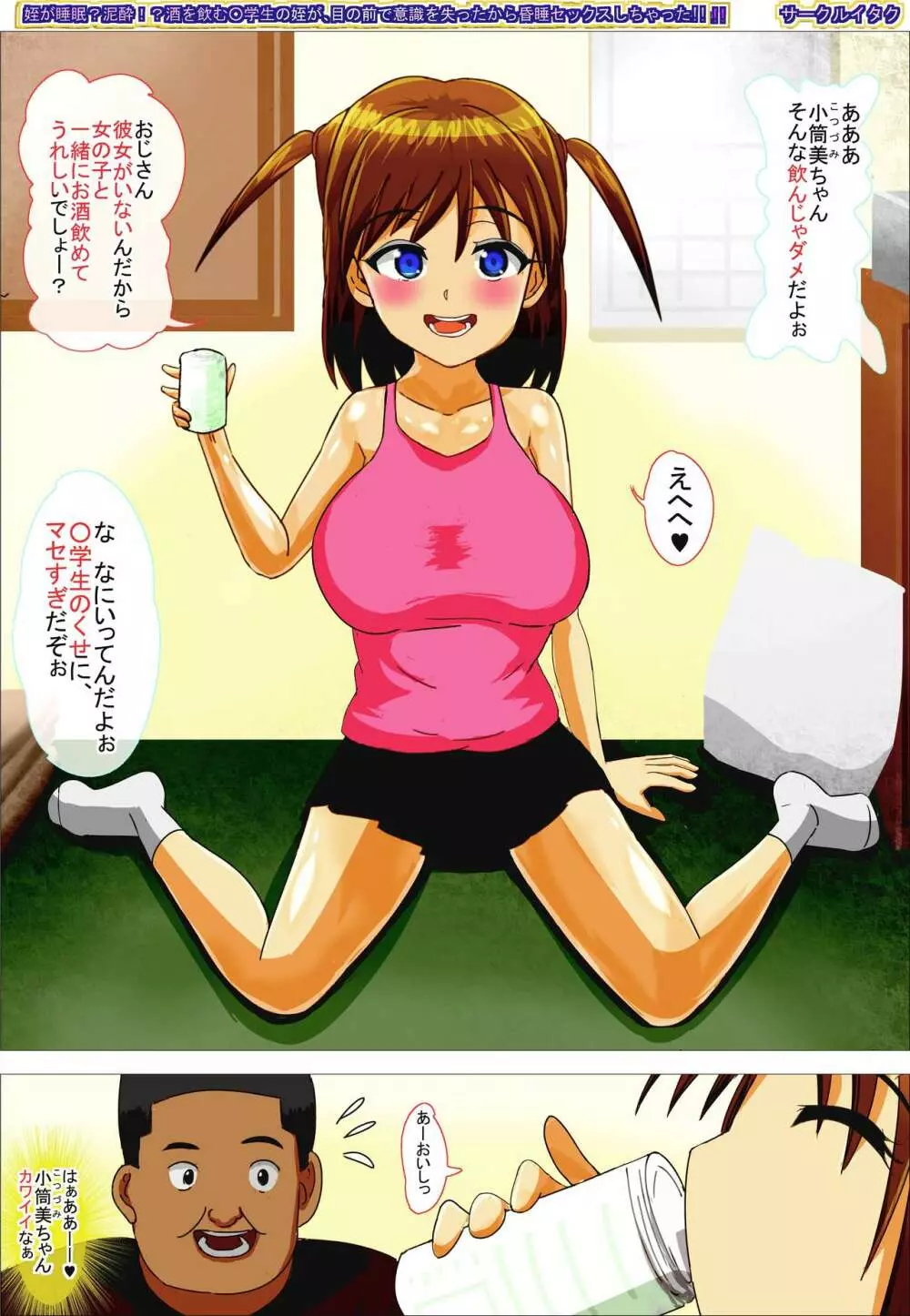 姪が睡眠?泥酔!? 酒を飲む○学生の姪が 目の前で意識を失ったから 昏睡セックスしちゃった!! - page101