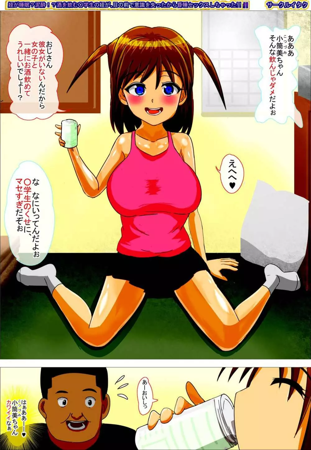 姪が睡眠?泥酔!? 酒を飲む○学生の姪が 目の前で意識を失ったから 昏睡セックスしちゃった!! - page134