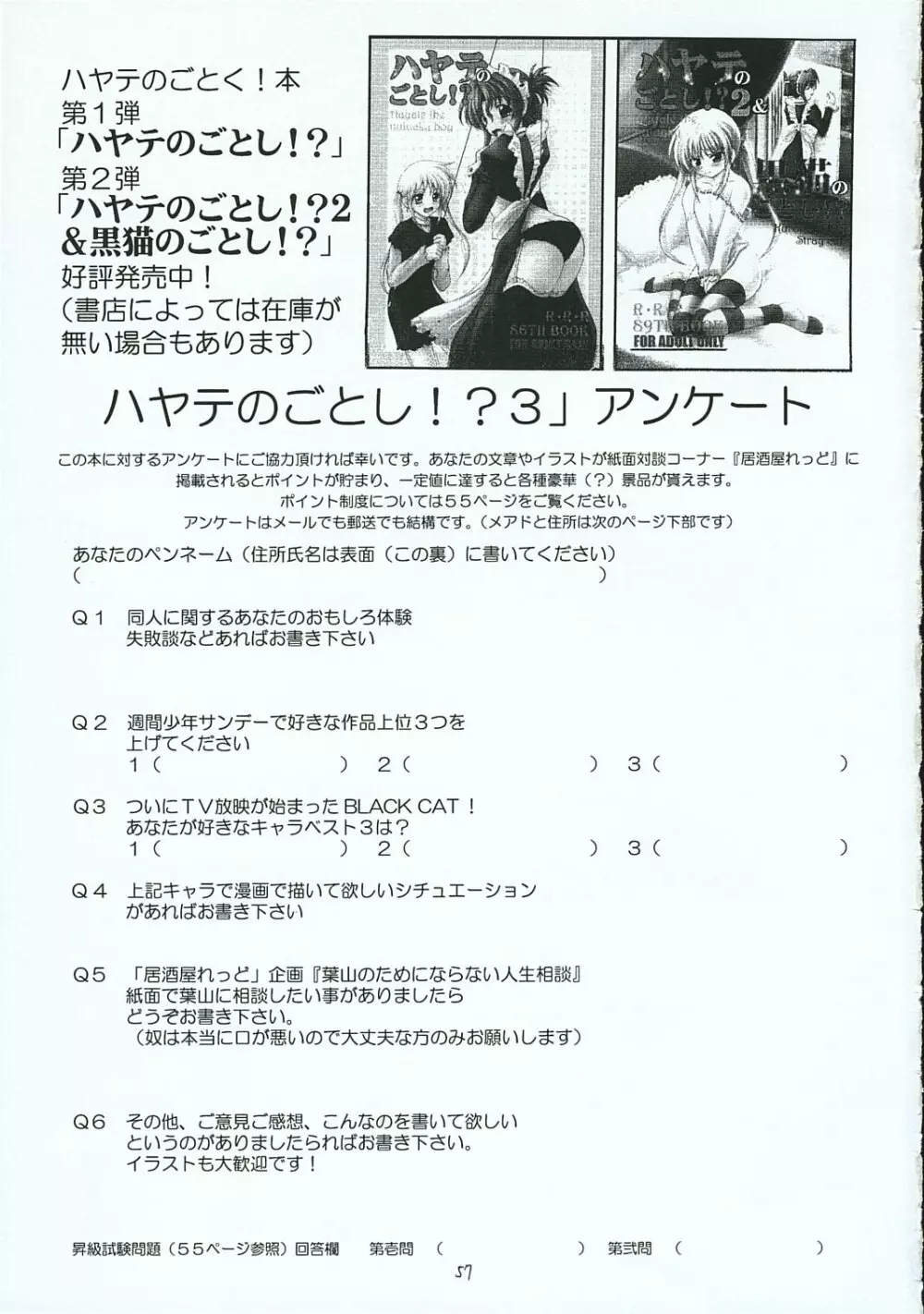 ハヤテのごとし!? 3 書店委託版 - page56