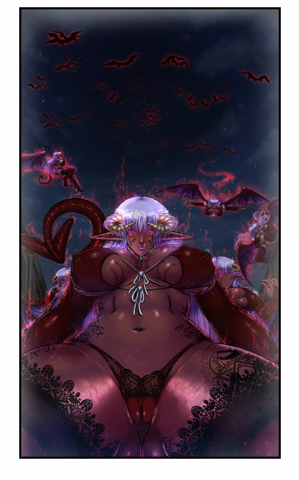 SweetEdda vol.4 巨体サキュバス編 淫魔のアマゾネスのアバドン - page52
