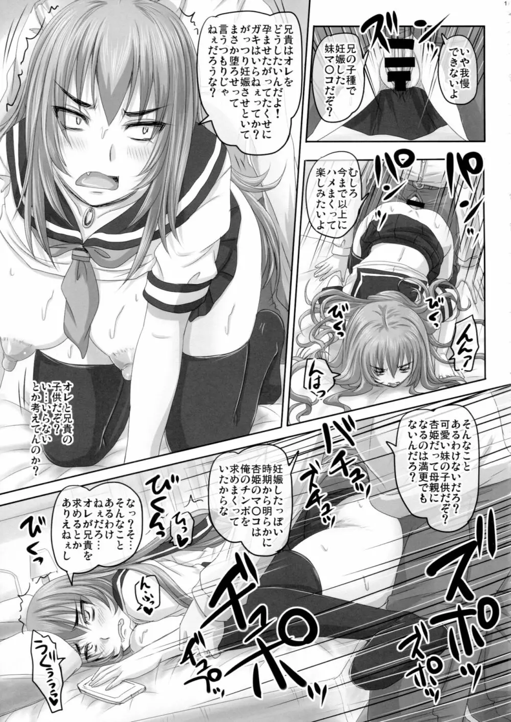 バカ兄貴専用の性処理オナホ生活に慣れるどころかウンザリしてるオラオラ妹の日々。 - page16