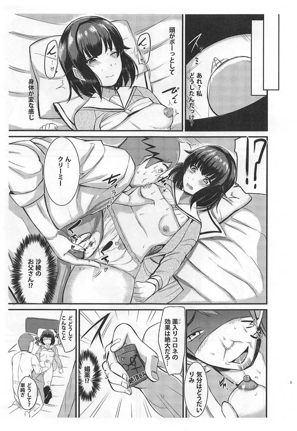 りみとさあやパパが「せっ○す」する本 - page4