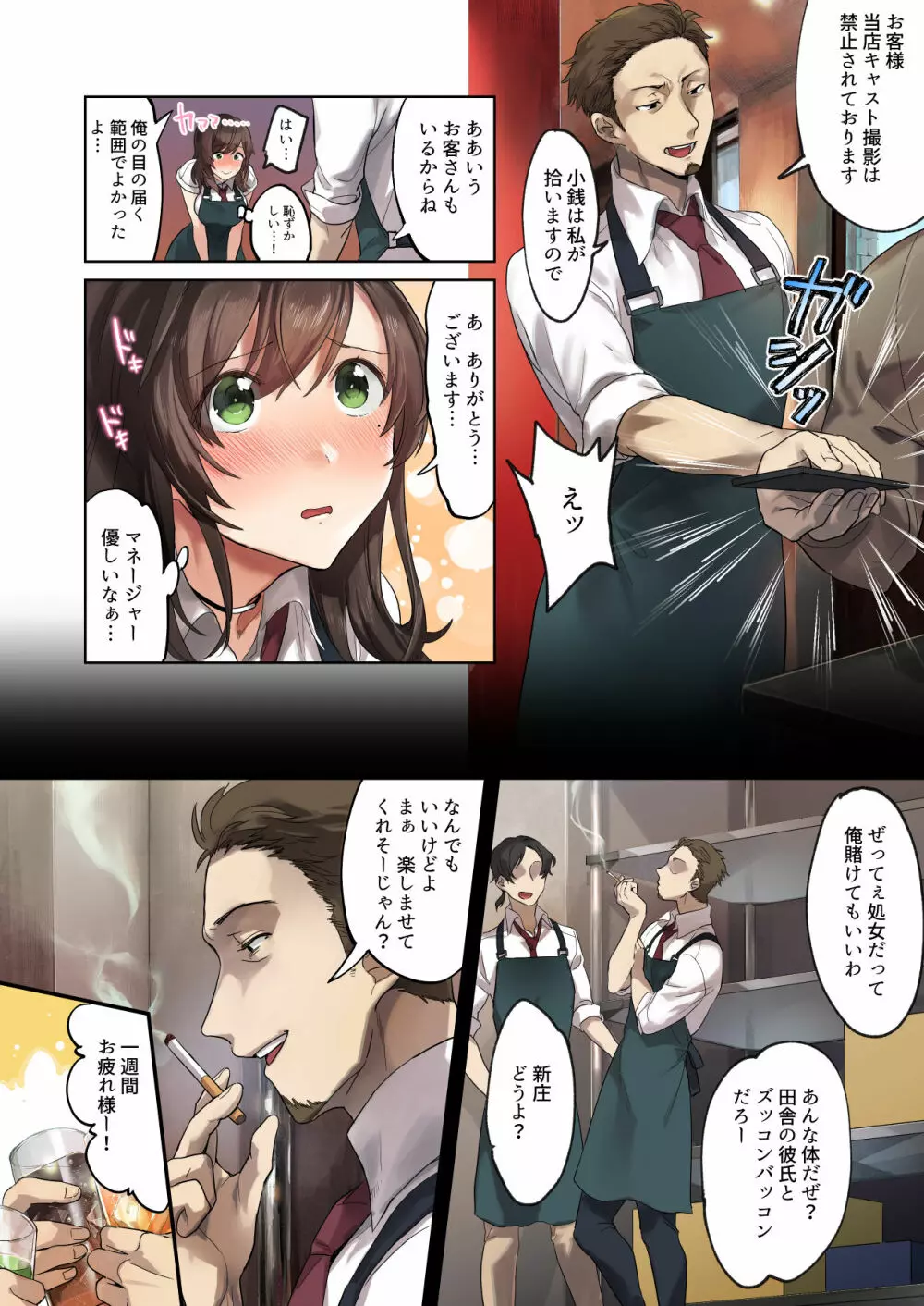 初めての学生バイト 信じていた店長に脱処女された都会を知らない学生 - page6