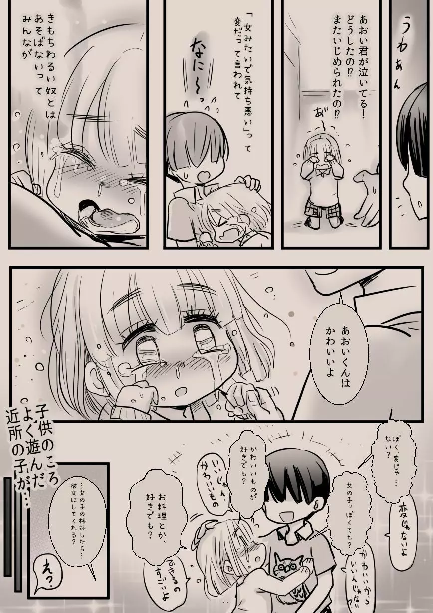 あおいくんは彼女になりたい男の娘♂ - page4