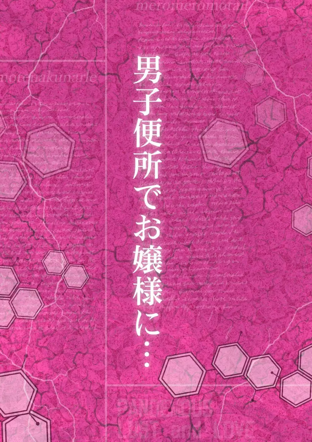 メロモテ3（カケメロ第二感染者）男子便所でお嬢様に大量ブッカケ - page4