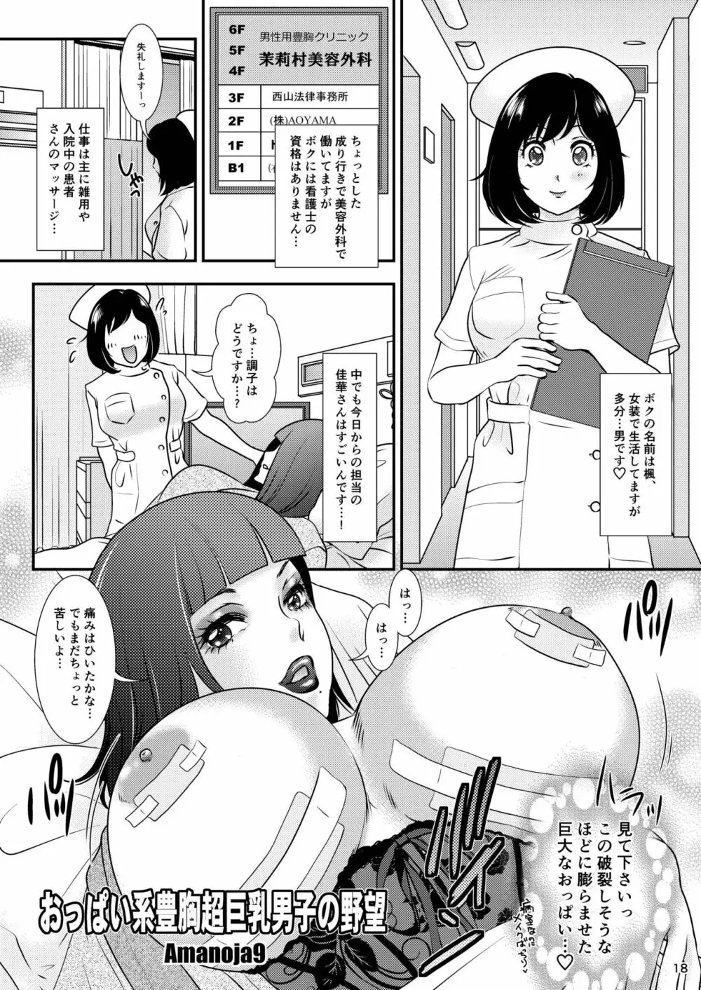 BEHAVIOUR+10 ～おっぱい系豊胸巨乳男子の日常～ - page18