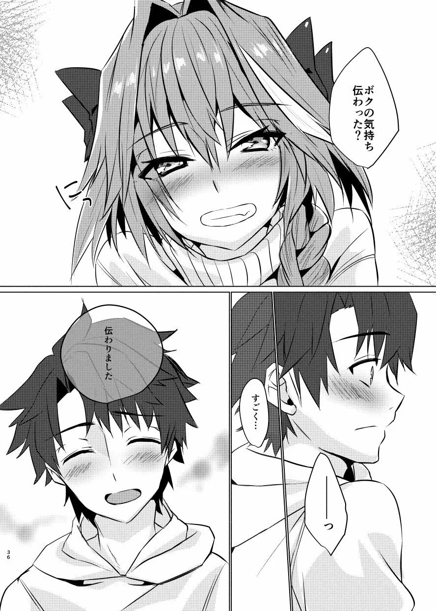 アストルフォくんと年末にいちゃいちゃ過ごす本 - page35