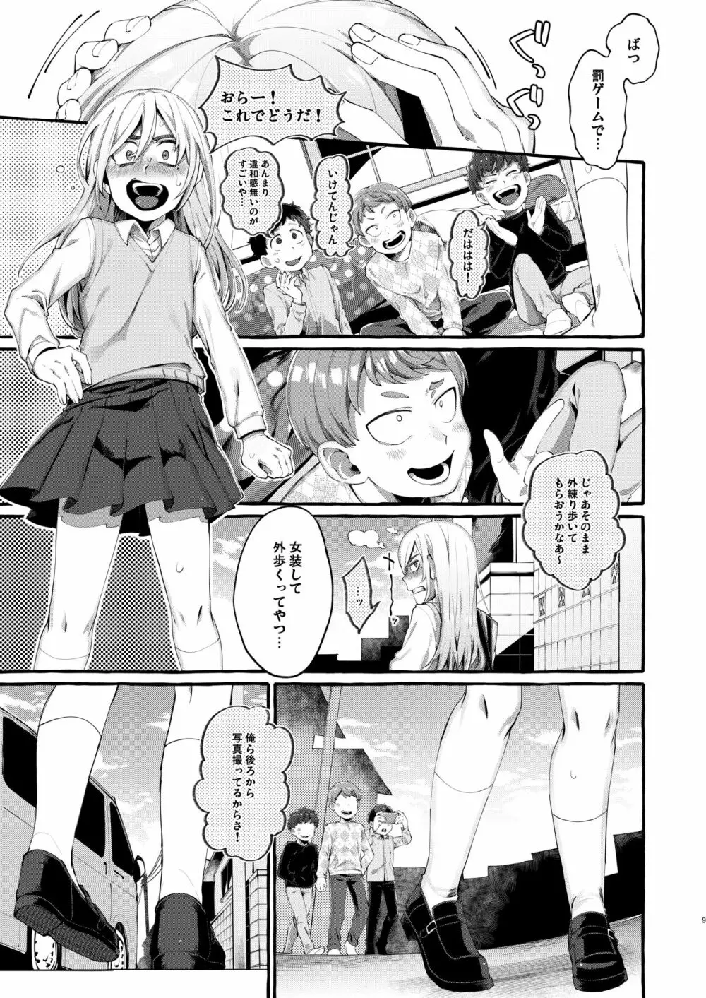 女子学生を拉致誘拐したと思ったら男の娘だった。 - page9