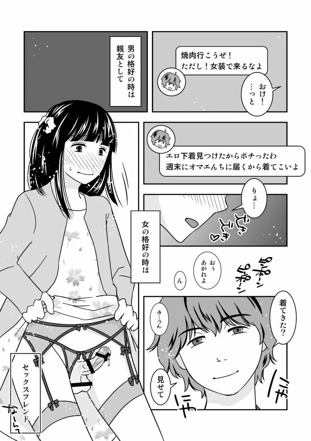 親友がエロい下着をプレゼントしてくれた。 - page14