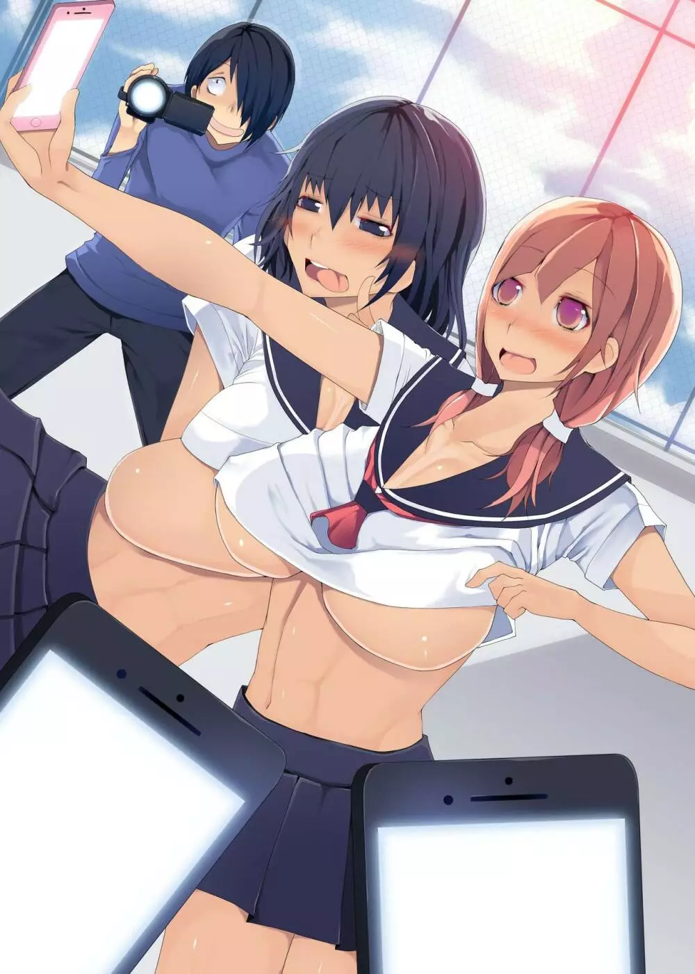 ビッチ母娘の乱交ナマ配信～私達でいっぱいシコってね～ - page23
