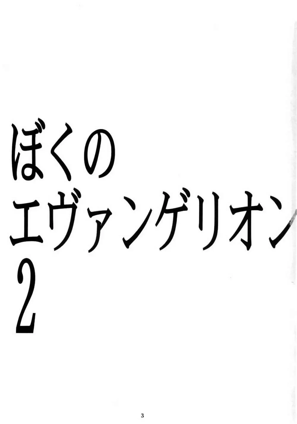 ぼくのエヴァンゲリオン２ - page2