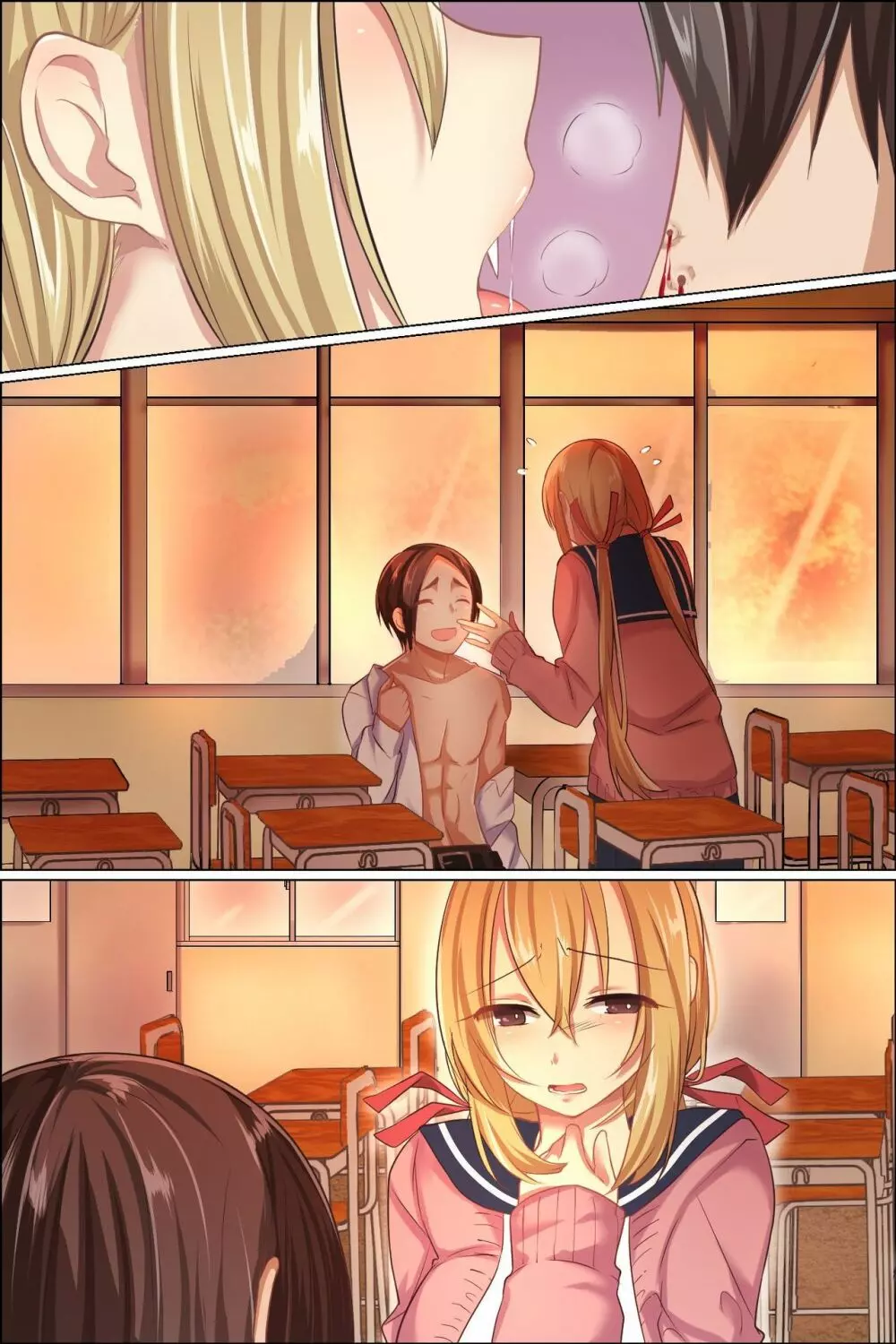 スケベに覚醒した彼女とツンデレ幼馴染が俺のアレを狙ってる - page53