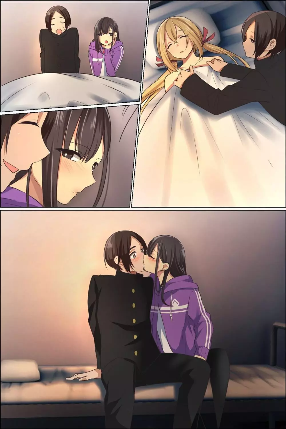 スケベに覚醒した彼女とツンデレ幼馴染が俺のアレを狙ってる - page69