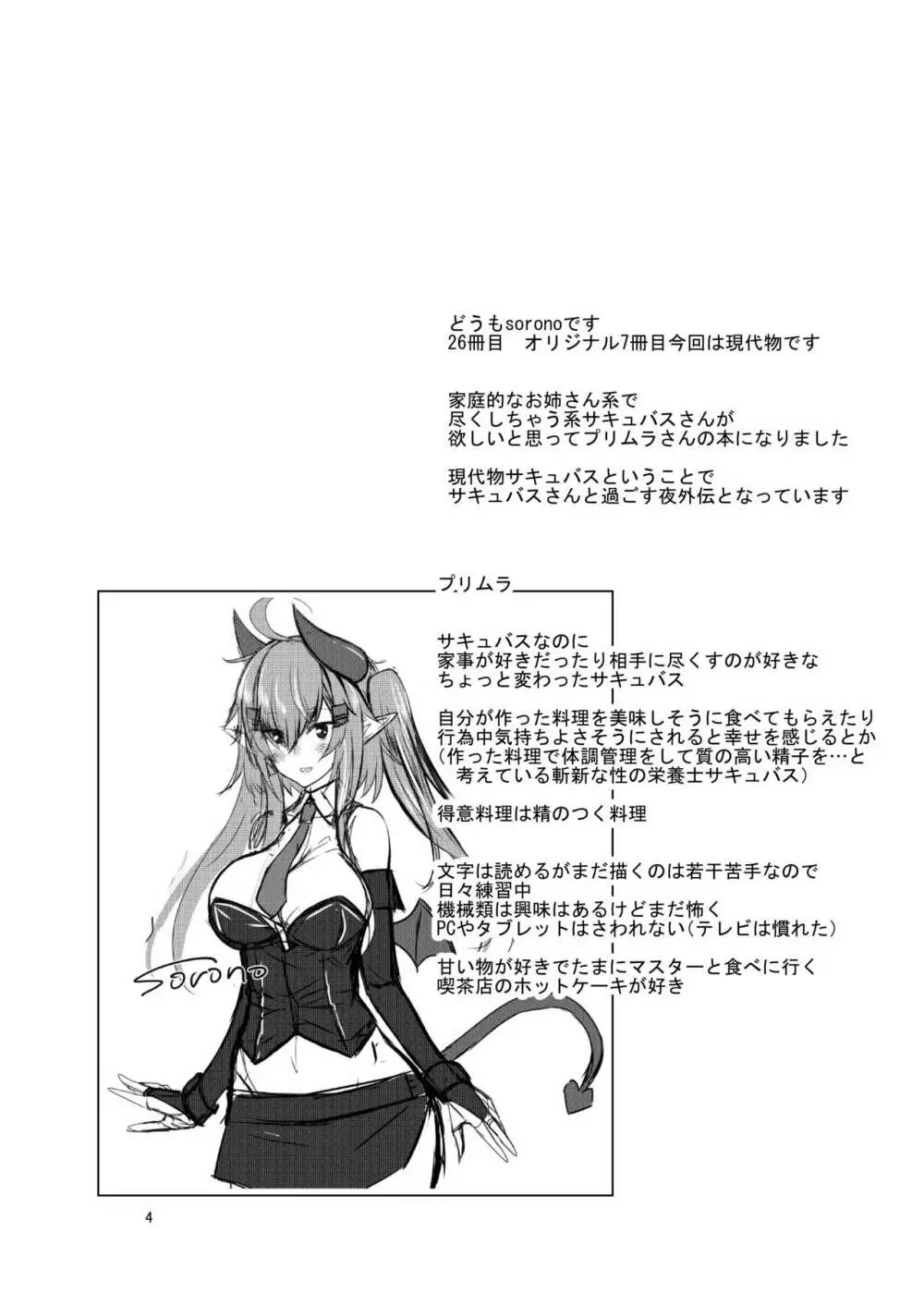 サキュバスさんと過ごす日々ーサキュバスおねえさんと甘々いちゃらぶックスー - page3