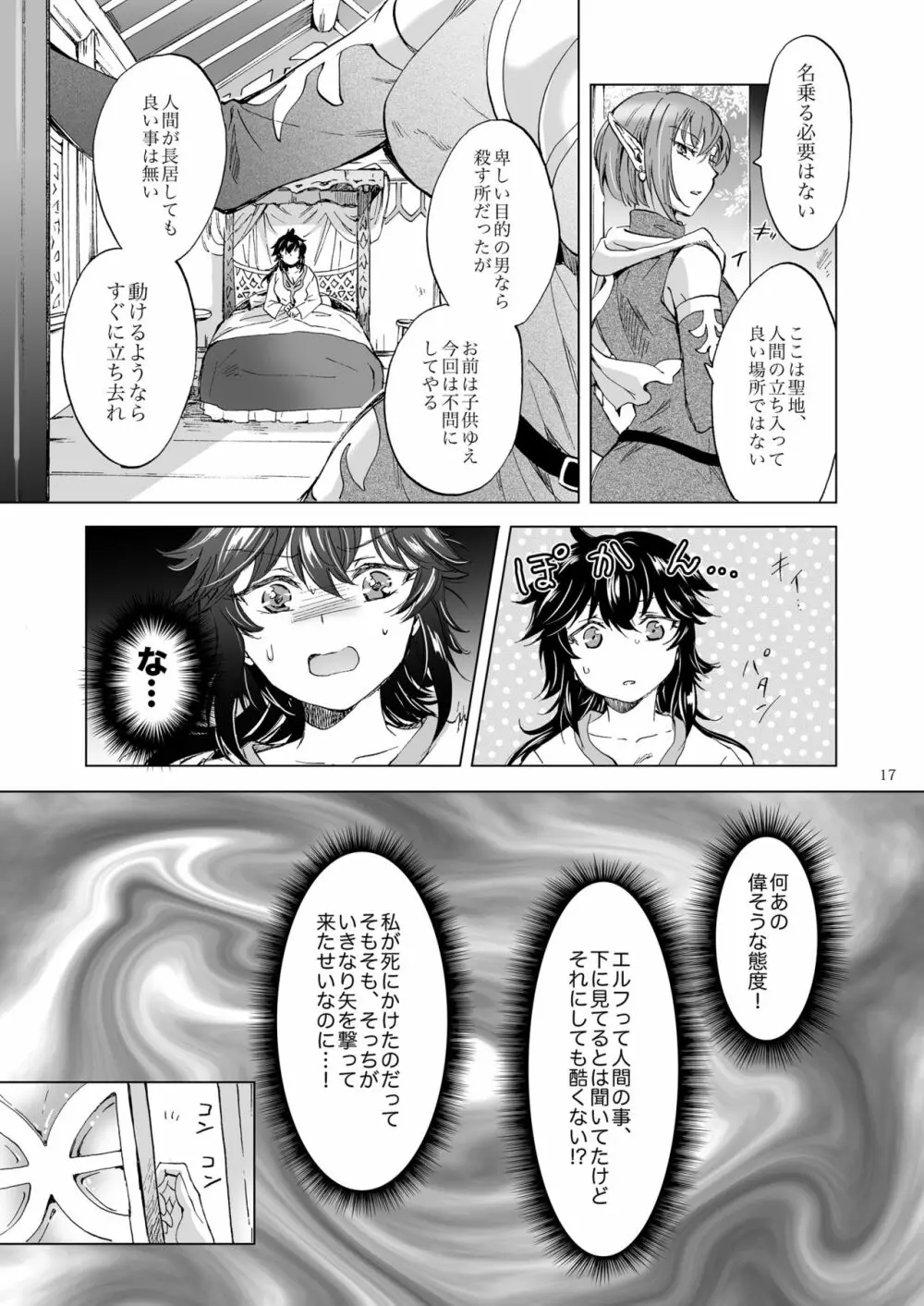 聖なる乳のエルフ姫 - page17