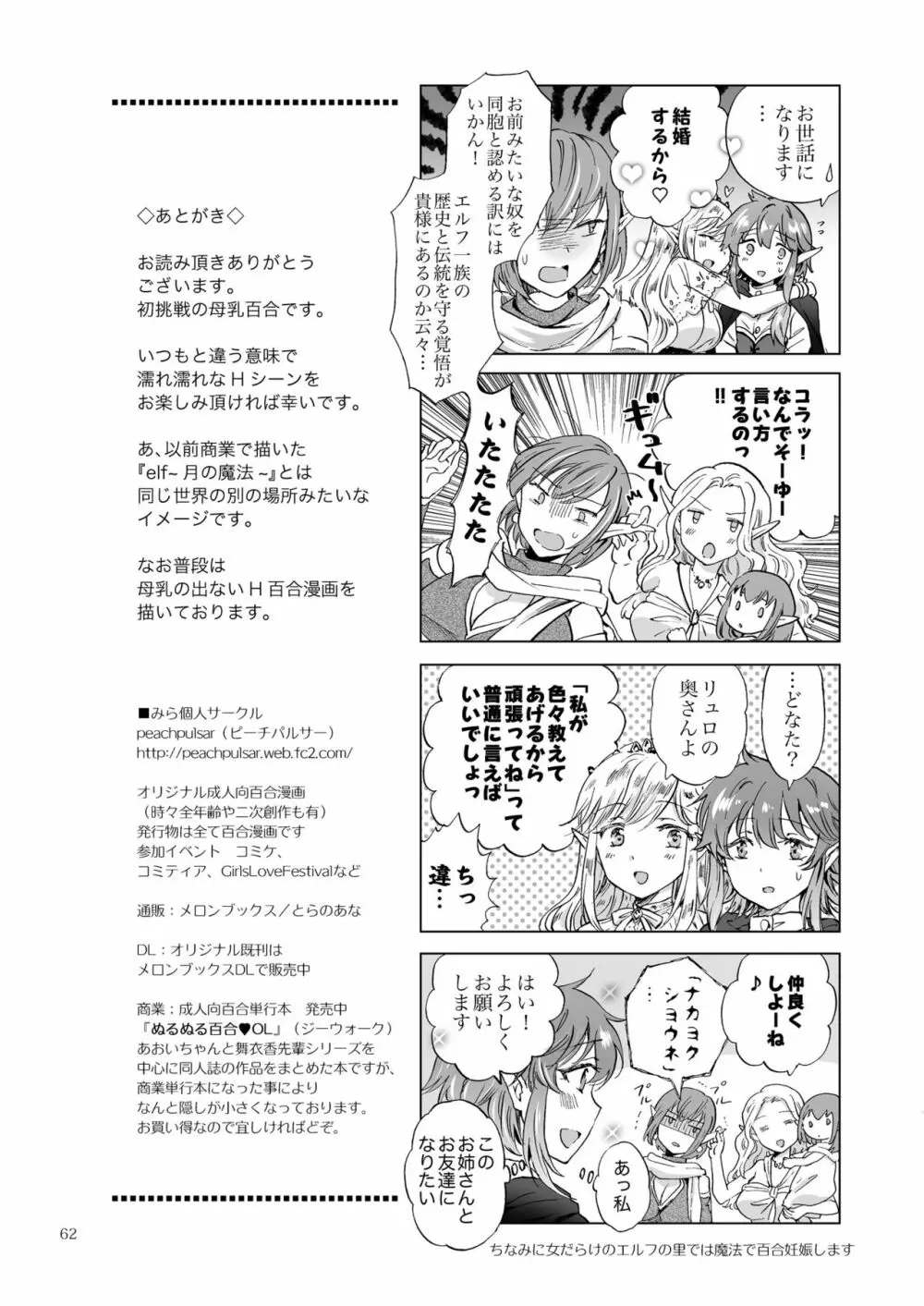 聖なる乳のエルフ姫 - page62