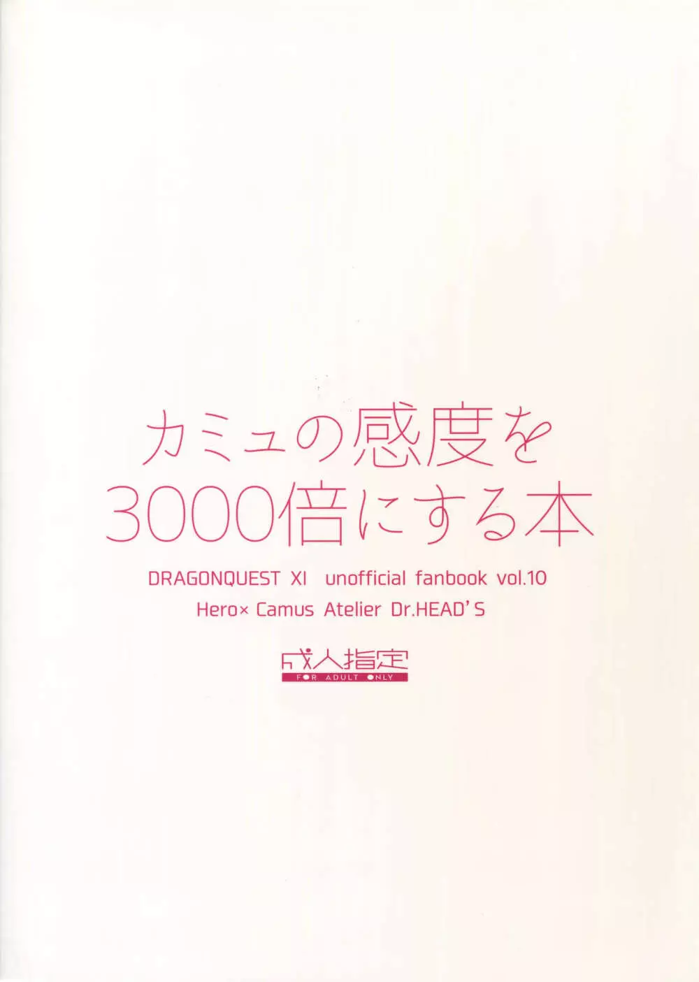 カミュの感度を3000倍にする本 - page18