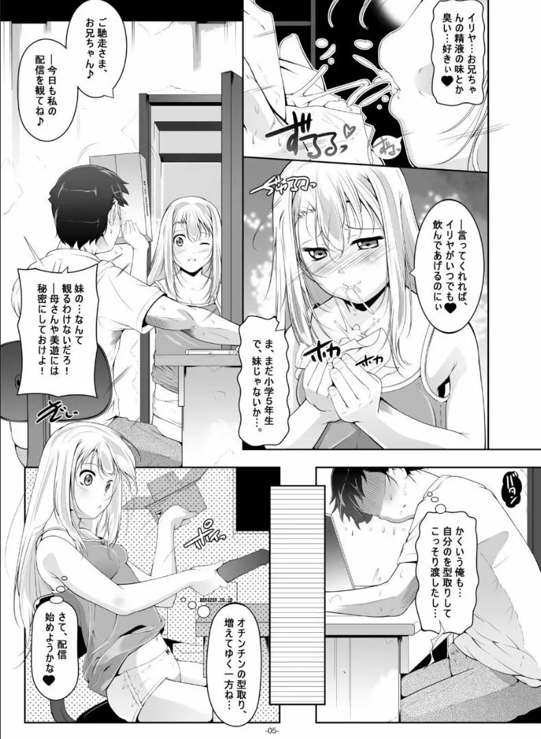 イリヤ・ママのオモチャを借りてHな配信 - page6