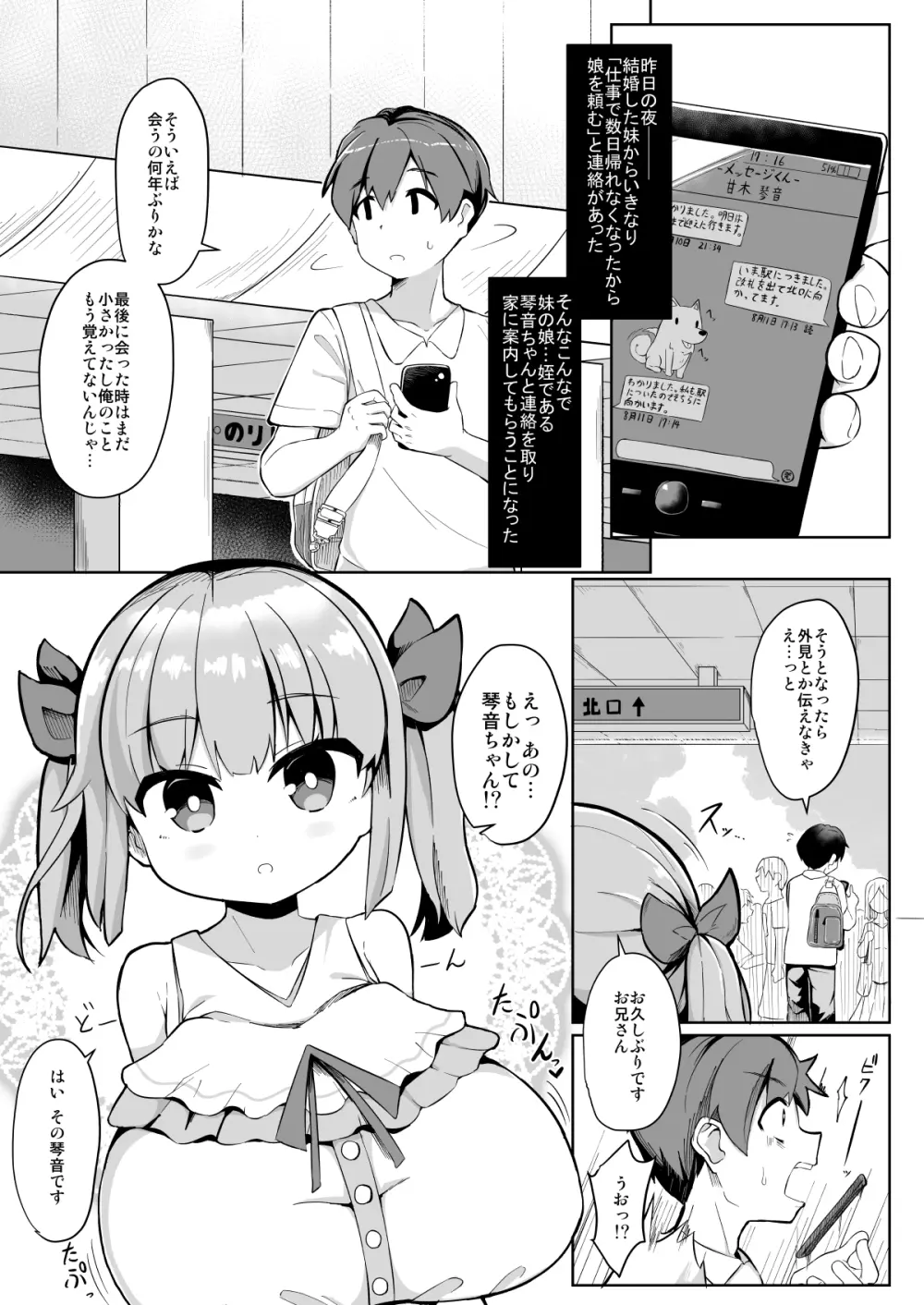 久しぶりに会った妹の娘が巨乳でおすまし屋さんになってました。 - page3