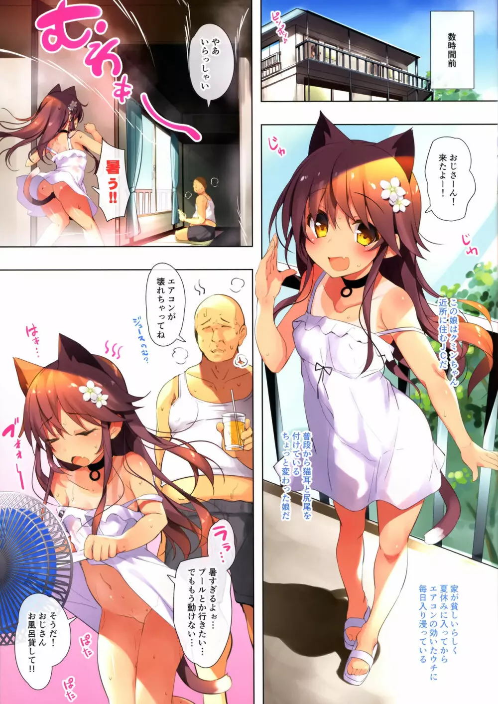 Neko Neko Note 5 エアコンが壊れた部屋で汗だくセックスする本 - page7