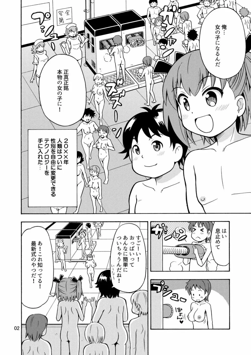 僕たちは女の子になる！～女の子工場02～ - page3
