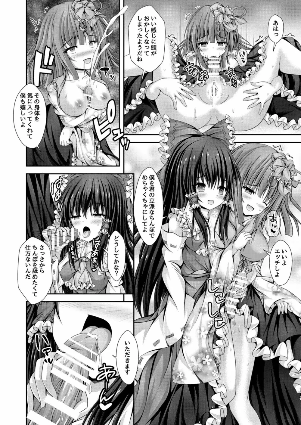 禍つ魂の綺想曲～今日から僕は博麗霊夢～ - page13