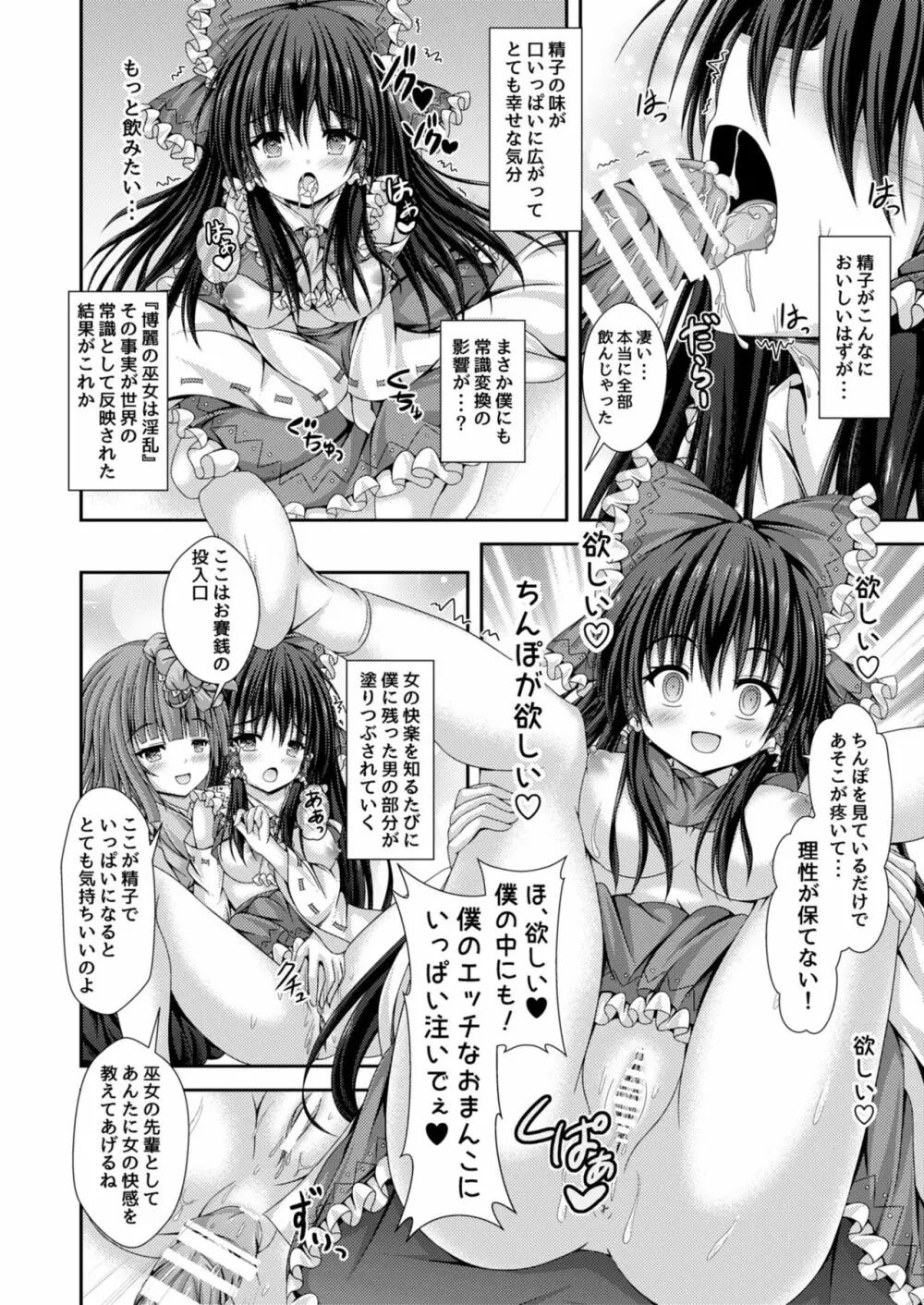 禍つ魂の綺想曲～今日から僕は博麗霊夢～ - page15