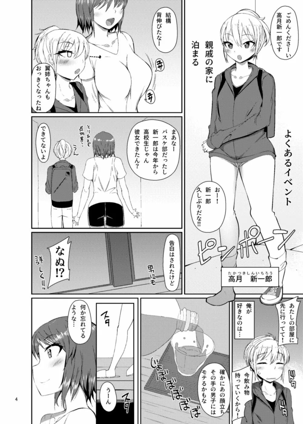夏休みはイトコの家で - page3