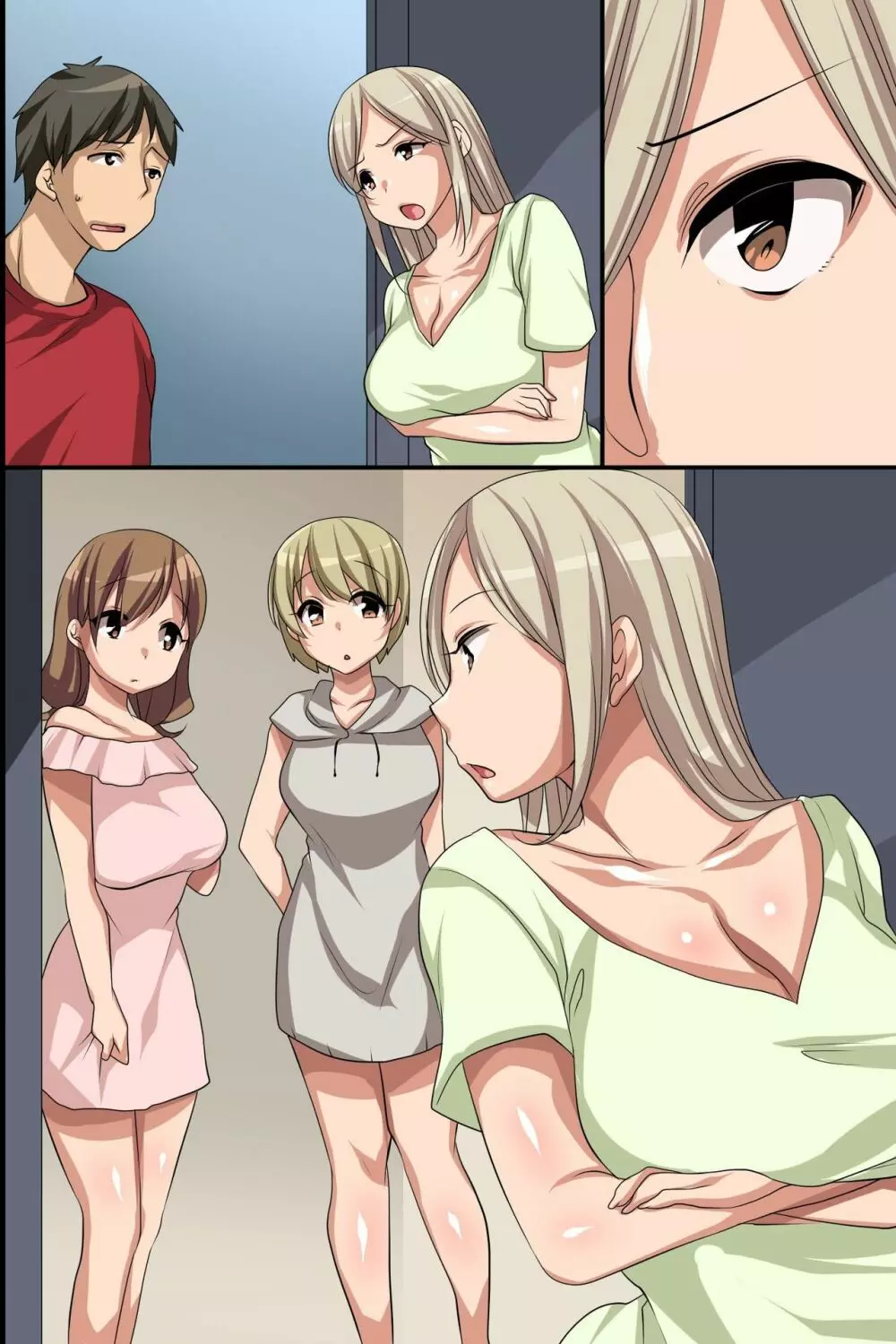 ウルサイ隣人ギャル達を脅して調教して従順にしてみた - page55