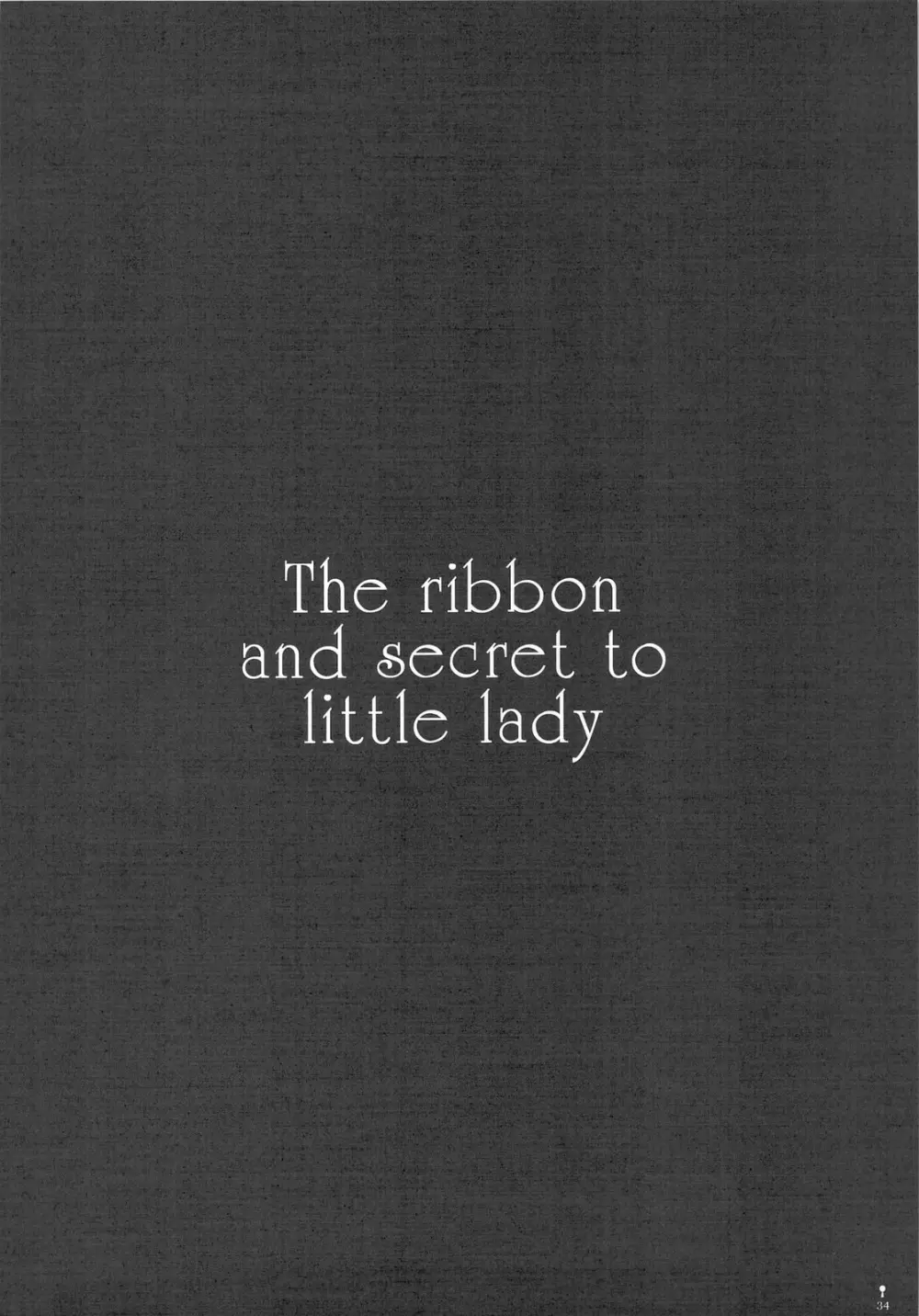 The ribbon and secret to little lady - page36